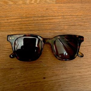 Pecan tortoiseshell Cape sunglasses by J. Crew